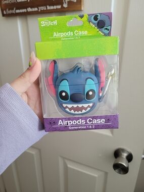 Disney Stitch Blue AirPods Case (Gen 1 & 2) #422